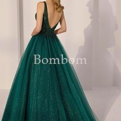 Vestido de novia blanco fondo ivory - Imagen 1