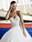 Vestido de novia blanco princesa corte A morilee - Imagen 1
