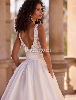 Vestido de novia blanco # veni infantino 63169 - Imagen 2
