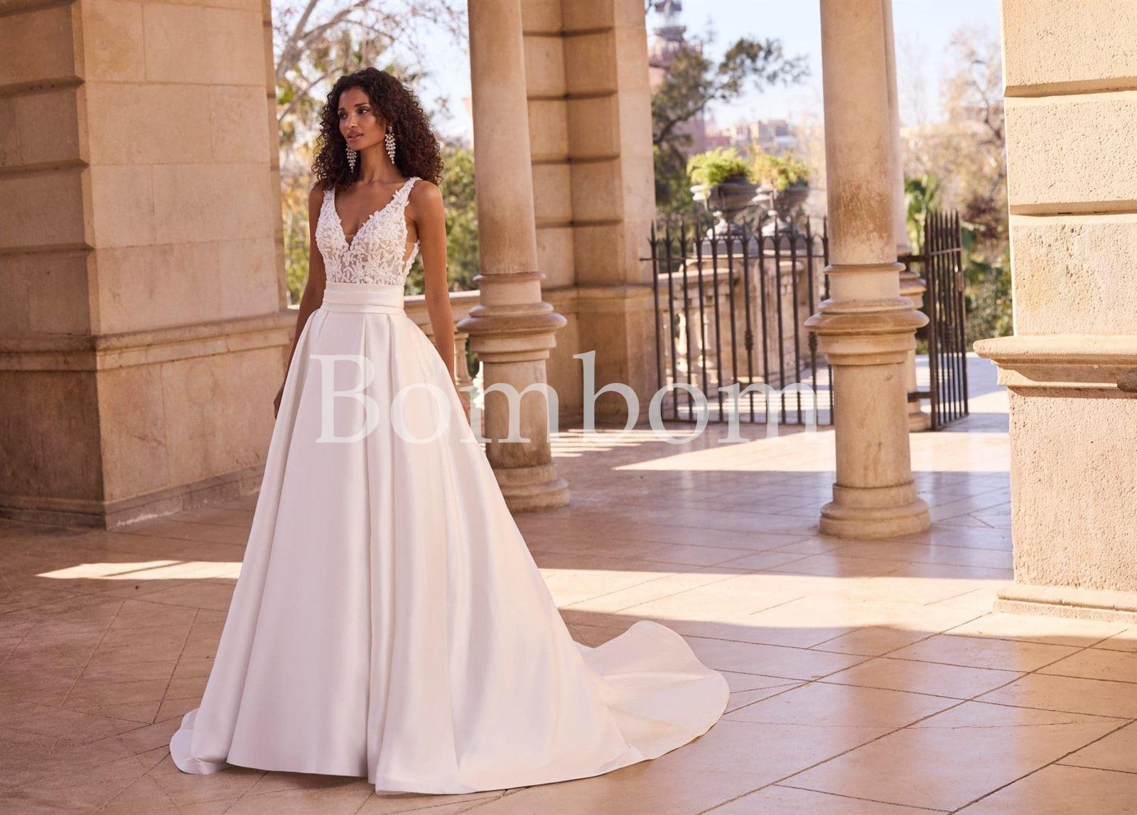 Vestido de novia blanco # veni infantino 63169 - Imagen 3