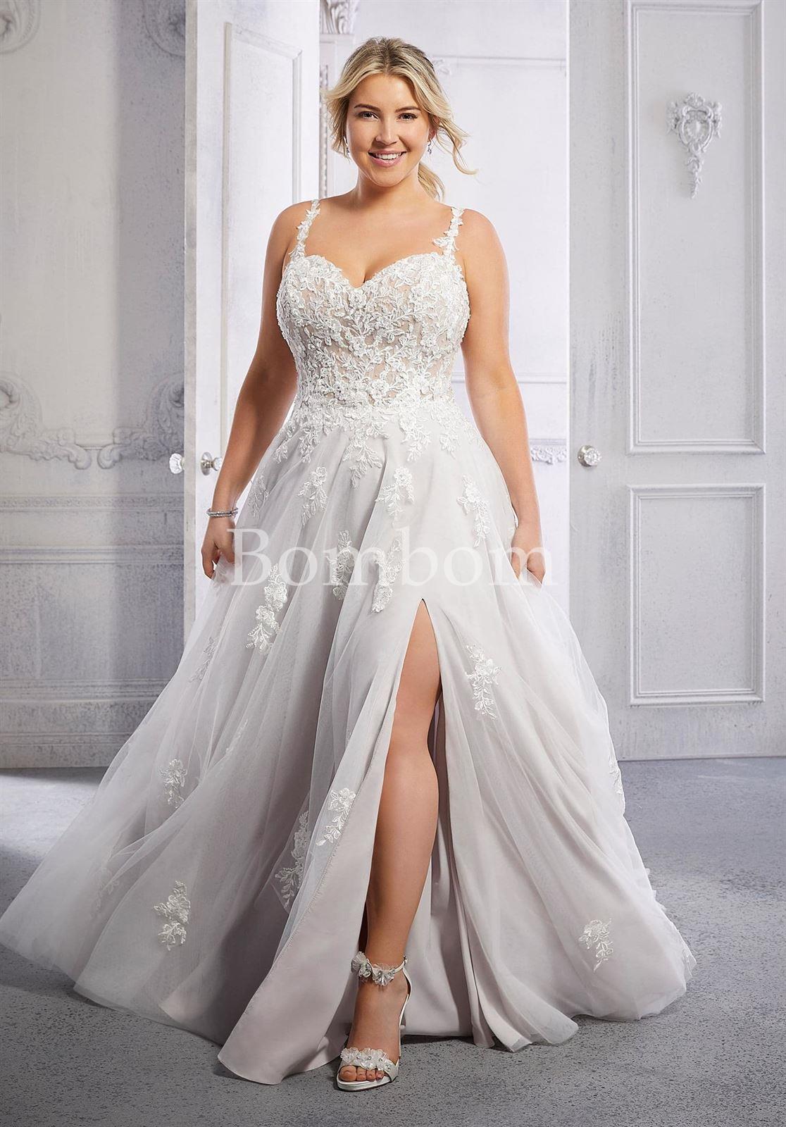 Vestido de novia Cipriana blanco - Imagen 1