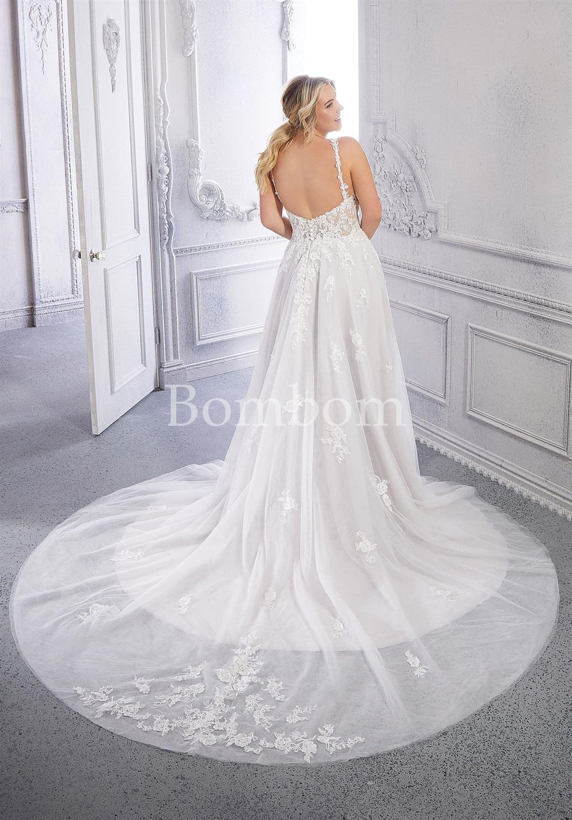Vestido de novia Cipriana blanco - Imagen 2