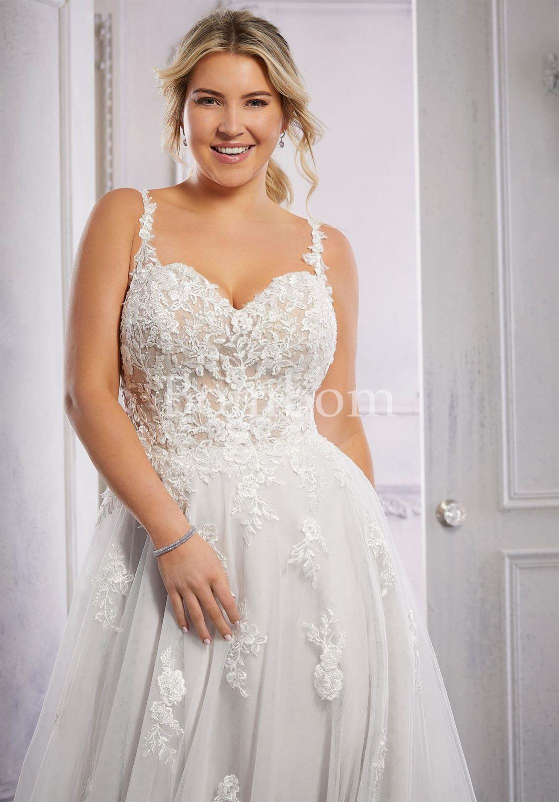 Vestido de novia Cipriana blanco - Imagen 3