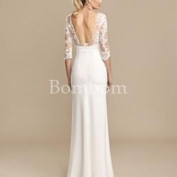 Vestido de novia con mangas - Imagen 2