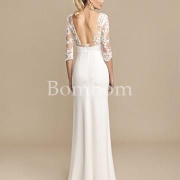 Vestido de novia con mangas - Imagen 2