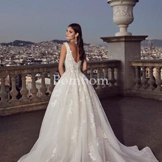 Vestido de novia corte A - Imagen 1