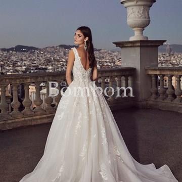 Vestido de novia corte A - Imagen 1