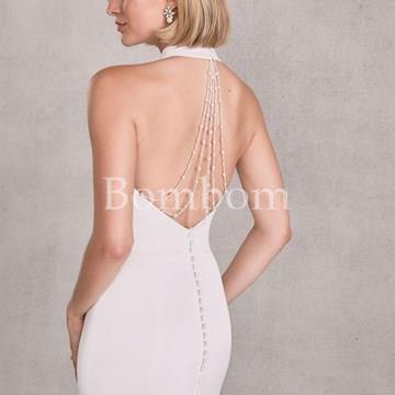 Vestido de novia cuello halter 15101 - Imagen 1