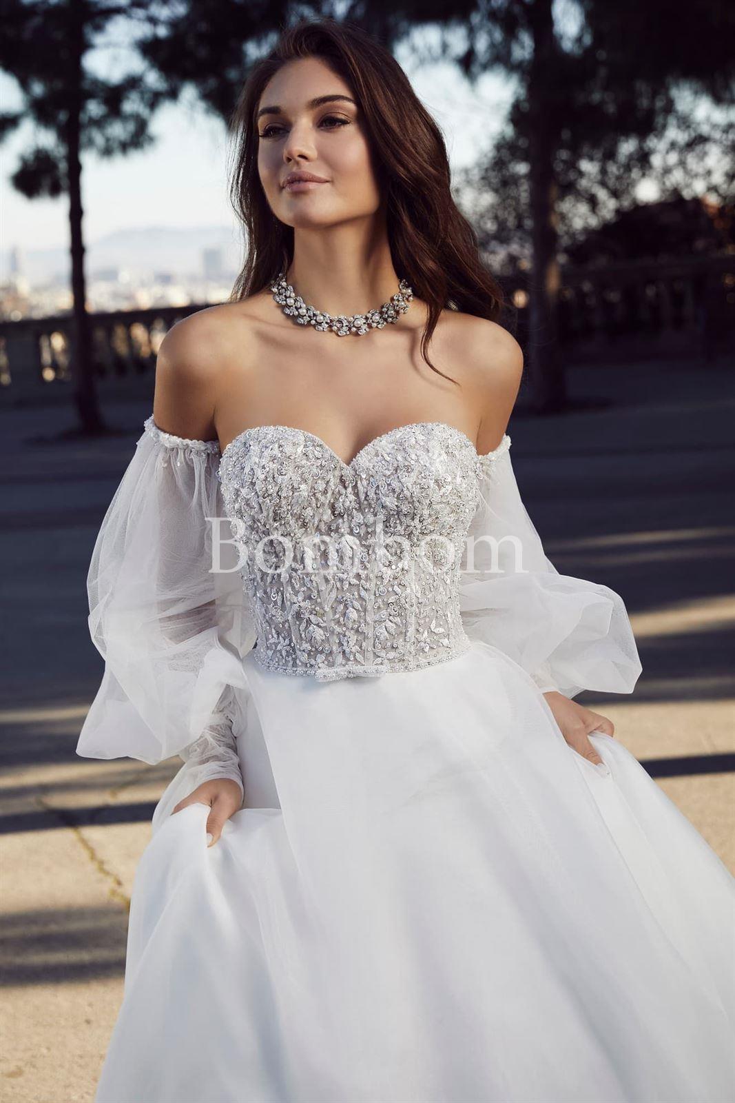 vestido de novia ronald joyce 69762 - Imagen 2