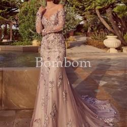 Vestido de novia rosa palo Zelaina morilee - Imagen 1