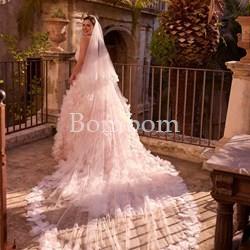 Vestido de novia rosa - Imagen 2