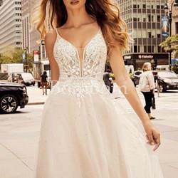 Vestido de novia tul linea romantica , etereo un sueño de vestido rf 15013 - Imagen 1