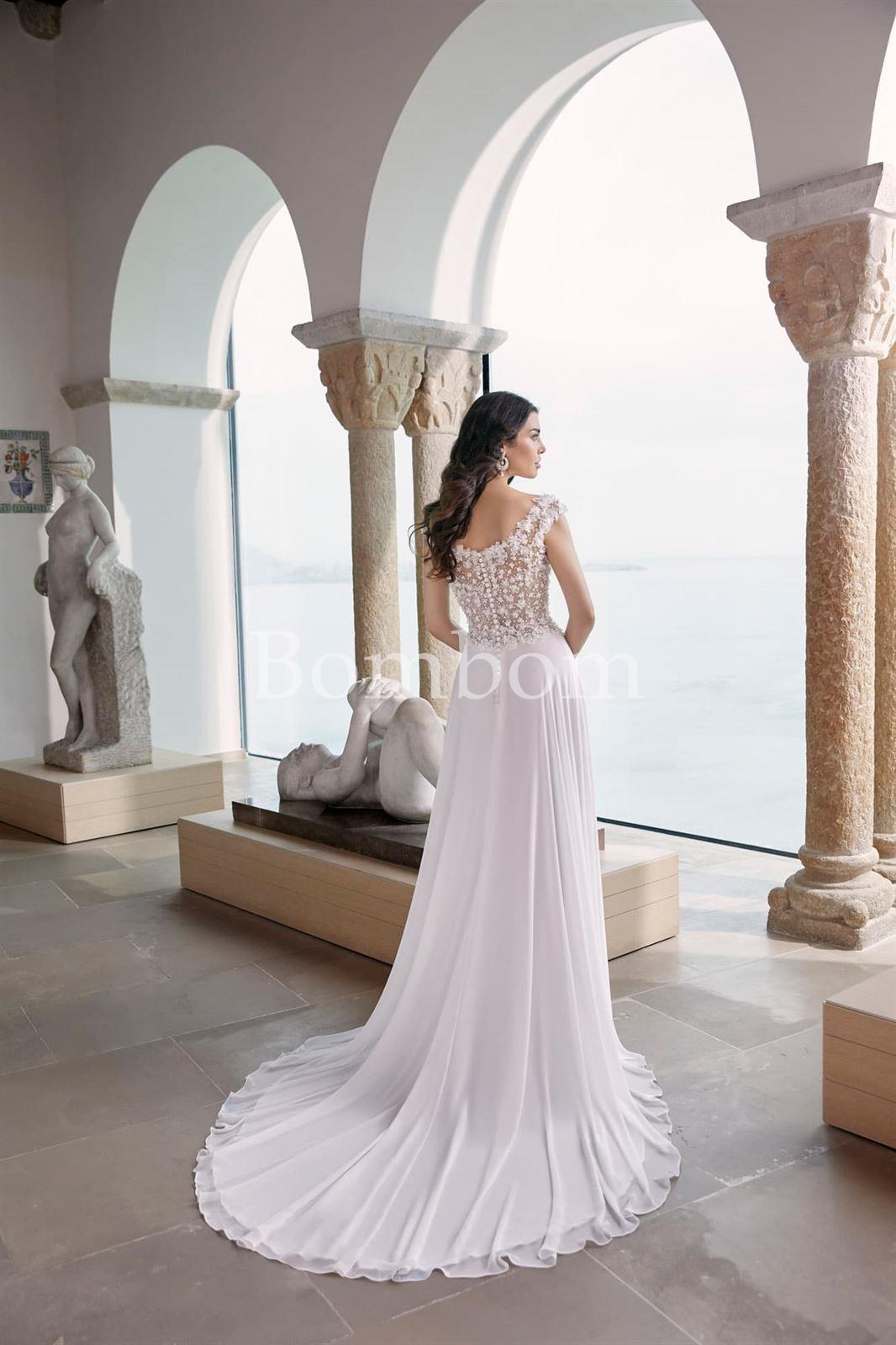 Vestido de novia #Victoria jane #Vestido largo blanco con abertura pierna - Imagen 2