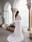 Vestido de novia #Victoria jane #Vestido largo blanco con abertura pierna - Imagen 2