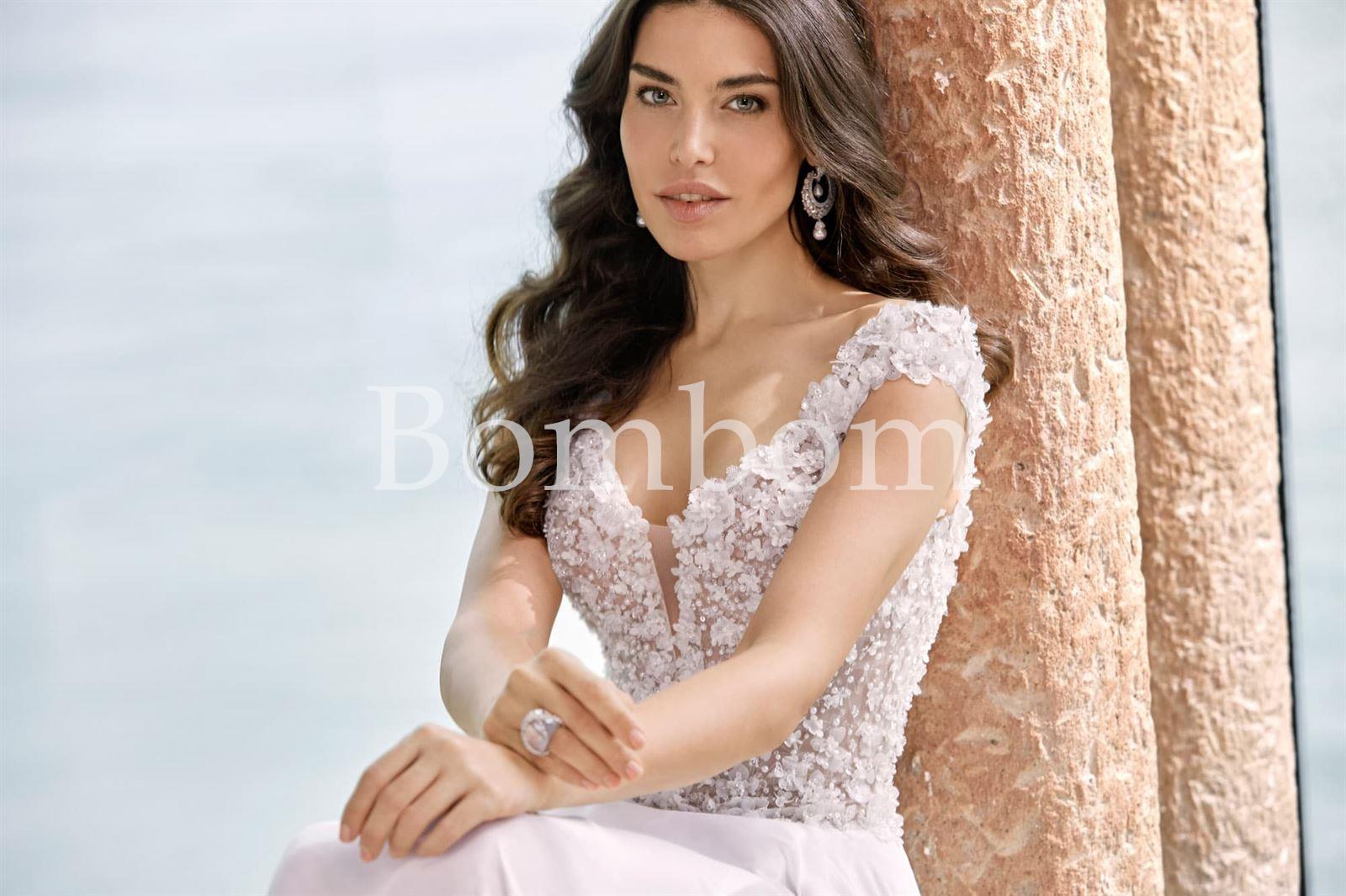 Vestido de novia #Victoria jane #Vestido largo blanco con abertura pierna - Imagen 3