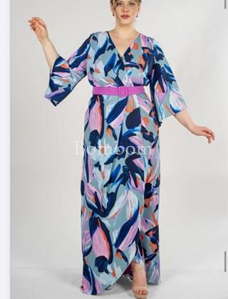 #Vestido floral talla grande - Imagen 1