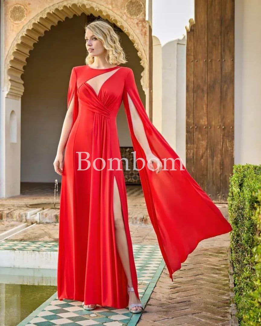 Vestido largo asimétrico - Imagen 1