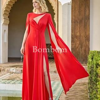 Vestido largo  asimétrico - Imagen 1