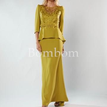 Vestido largo ceremonia elegante - Imagen 1