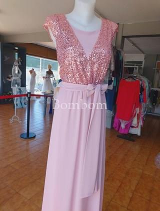 Vestido largo ceremonia talla grande 54-56 - Imagen 2