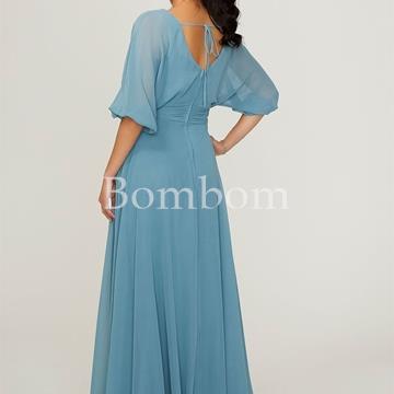 Vestido  largo chiffon greta - Imagen 1