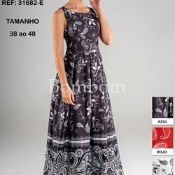 Vestido largo con bolsillos , modelo laica - Imagen 1