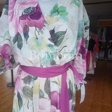 Vestido largo de gasa extra grande - Imagen 2