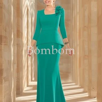 Vestido largo de madrina elegante - Imagen 1