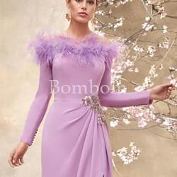 #Vestido largo de madrina Manila estrofa - Imagen 1