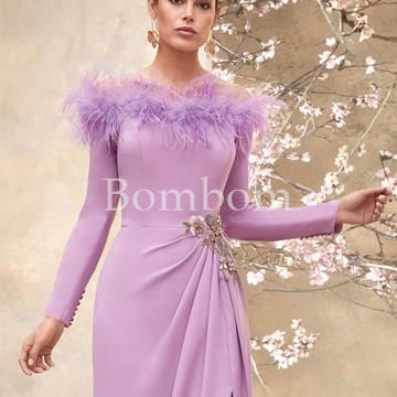 #Vestido largo de madrina Manila estrofa - Imagen 1