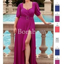 vestido largo estampado 5346 - Imagen 1
