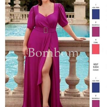 vestido largo estampado 5346 - Imagen 1