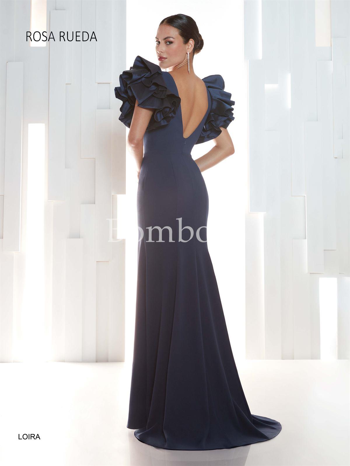 #Vestido largo madre de novia ,color rojo - Imagen 1