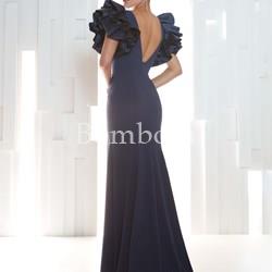 #Vestido largo madre de novia ,color rojo - Imagen 1