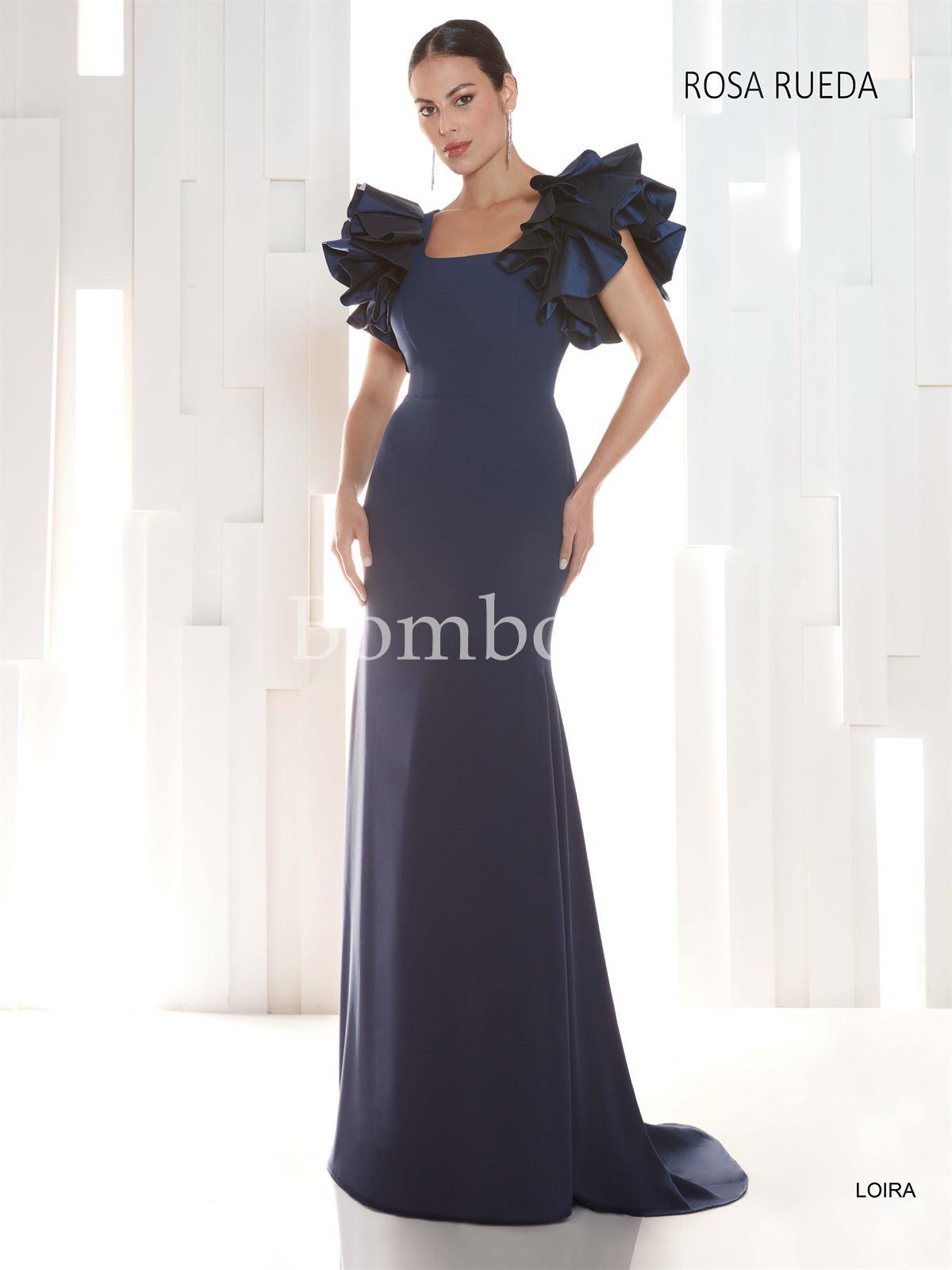 #Vestido largo madre de novia ,color rojo - Imagen 2