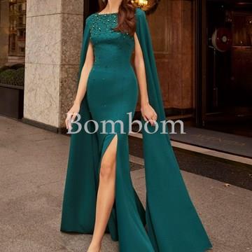 #Vestido largo madrina verde botella veni infantino 992509l - Imagen 2