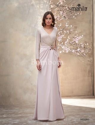 #Vestido largo novia de oro - Imagen 2