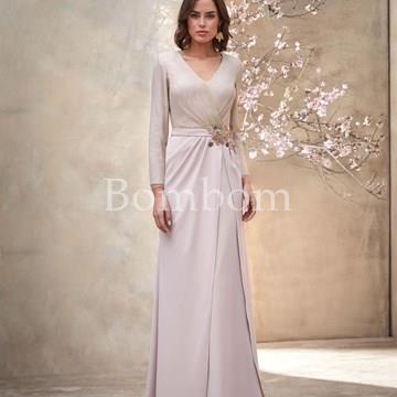 #Vestido largo novia de oro - Imagen 2