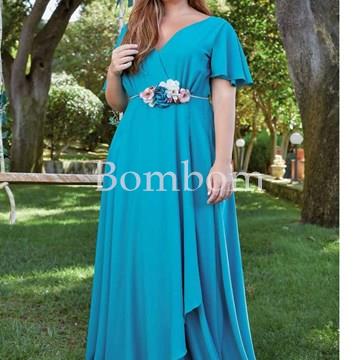 vestido largo ref 5207 ( disponible hasta la talla 54) - Imagen 1