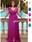 vestido largo talla grande con plumas hasta 64 - Imagen 1