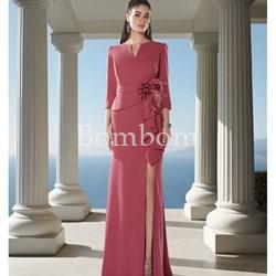 Vestido madrina modelo Estela, color azul eléctrico - Imagen 1