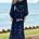 Vestido madrina Nati Jimenez ref 224 color marino (foto) - Imagen 1