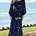Vestido madrina Nati Jimenez ref 224 color marino (foto) - Imagen 2