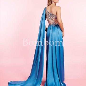 Vestido madrina Venecia ,# sirena cuerpo saten# vestidos ceremonia madrina madre de novia - Imagen 1