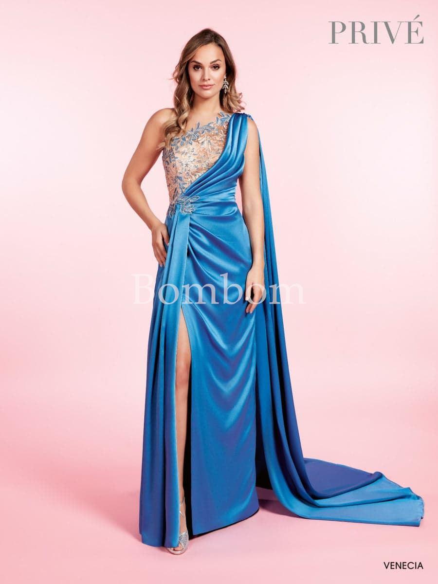 Vestido madrina Venecia ,# sirena cuerpo saten# vestidos ceremonia madrina madre de novia - Imagen 2