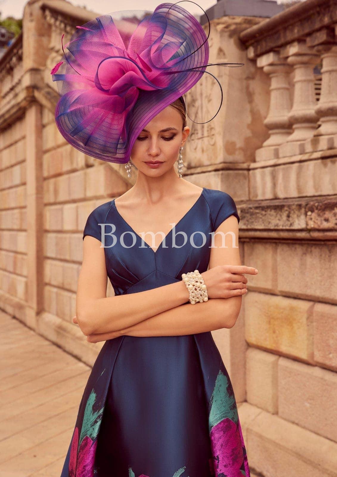 #vestido midi , largo veni infantino madrina madre de novia elegante - Imagen 1
