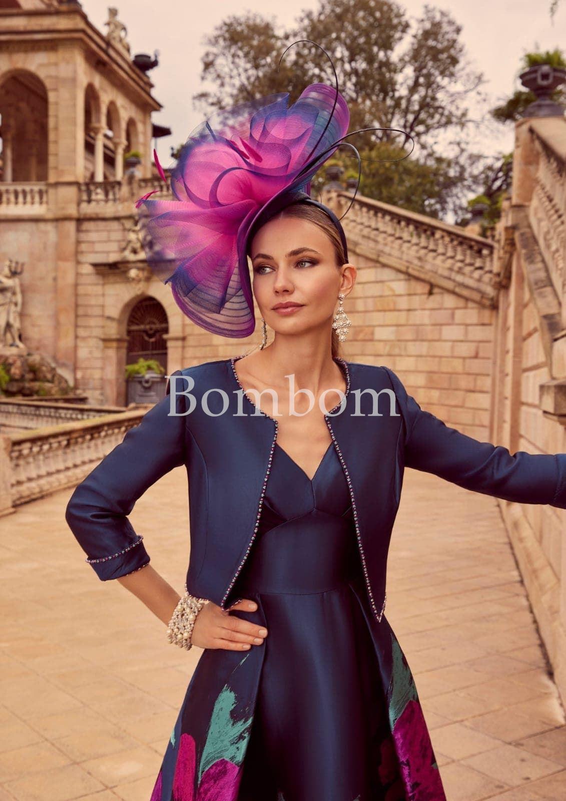 #vestido midi , largo veni infantino madrina madre de novia elegante - Imagen 2