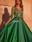 #Vestido mikado madrina veni infantino verde esmeralda - Imagen 1