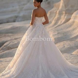 Vestido novia escote corazón blanco - Imagen 2