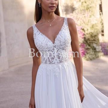 #Vestido novia mangas extraibles Madelein Gardner 2903 - Imagen 1